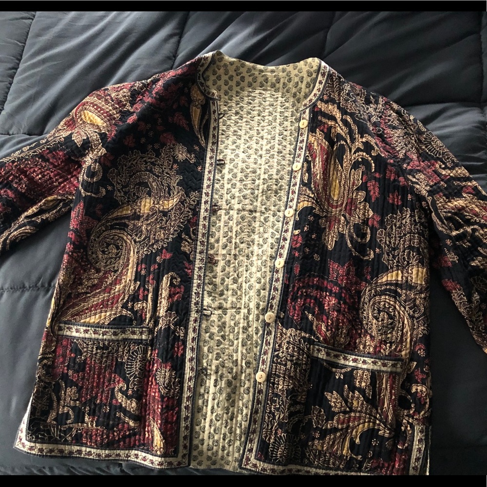 Multi pattered cardigan